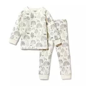 Wilson & Frenchy Organic Long Sleeved Pyjamas - Woodland