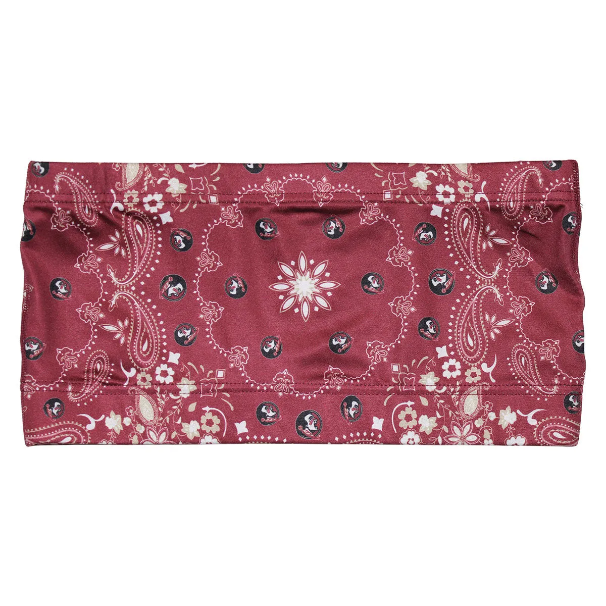 WMN'S BANDEAU W/PAISLEY DESIGN