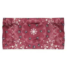 WMN'S BANDEAU W/PAISLEY DESIGN