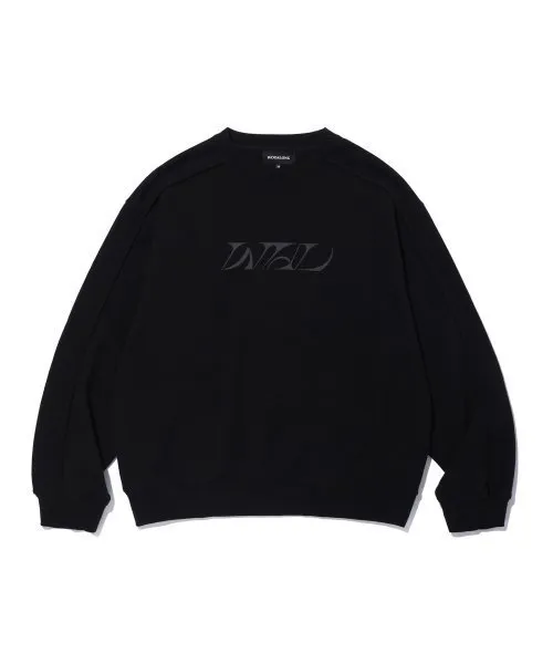 WOOALONG  |Unisex Street Style Long Sleeves Logo Sweatshirts